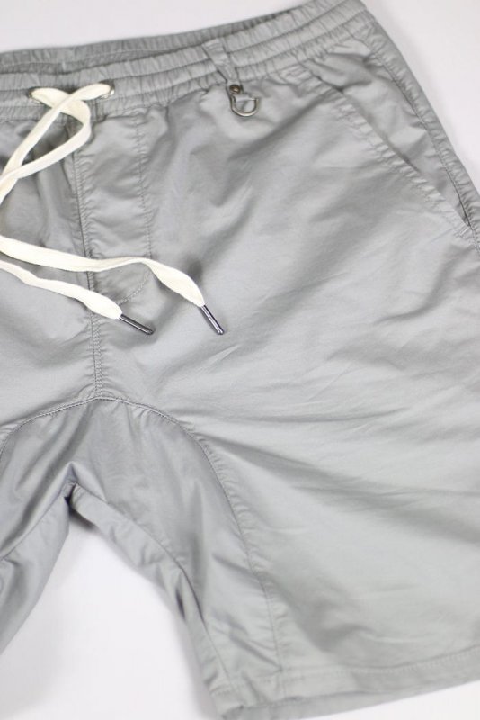 Gray Drop Crotch Shorts