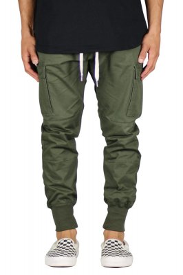 Olive Cargo Joggers