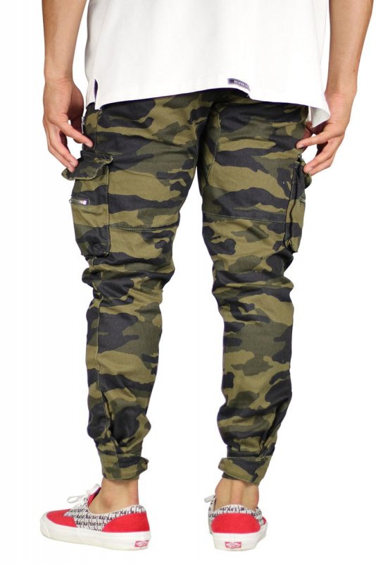 Olive Camo Combat Cargo Pants