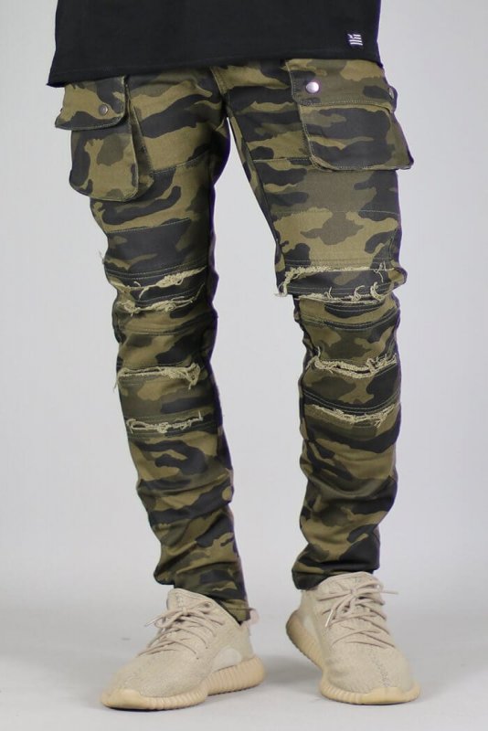 Olive Camo Cargo Pants
