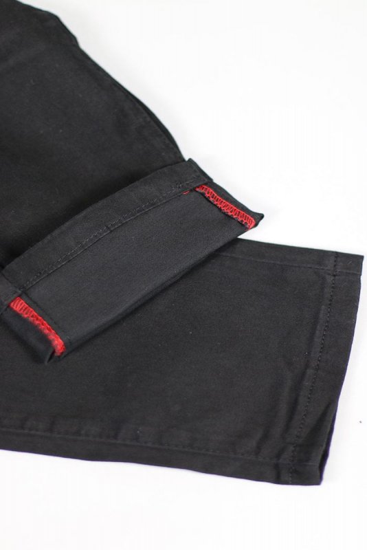 Black Skater Chino Pants