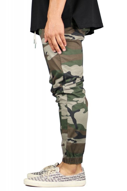 Camo Drop Crotch Joggers