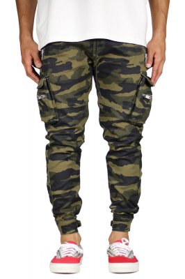 Olive Camo Combat Cargo Pants