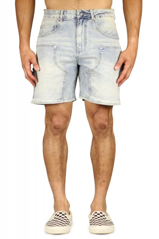 LT. Blue Carpenter Denim Shorts