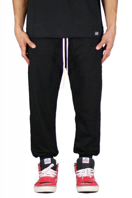 Black LAX Lounge Joggers