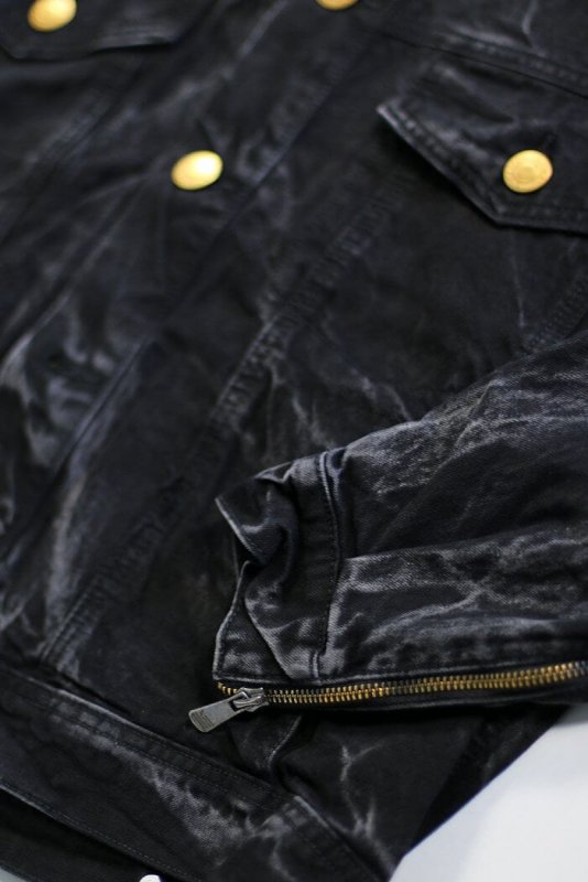 Thunder Black Denim Jackets