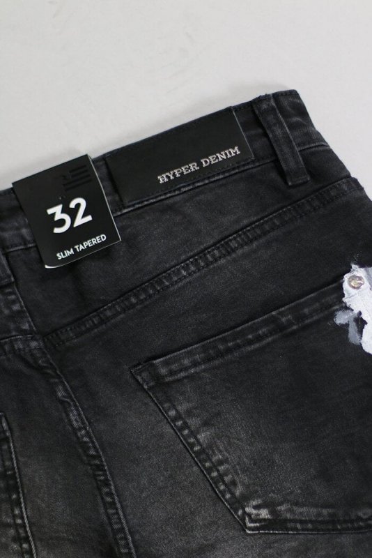 Black Rag Splatter Jeans