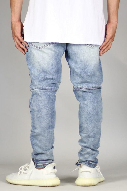 M.Blue Gnu Zipper Jeans