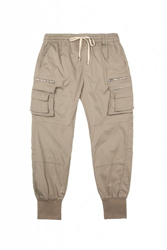 Taupe Cool Cargo Joggers
