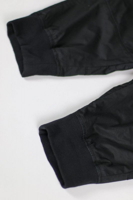 Black Cargo Jogger Shorts