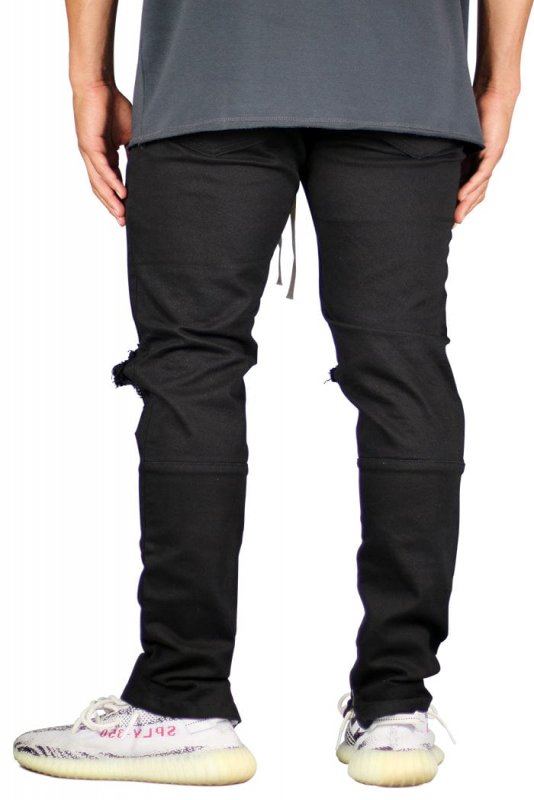 Black Nate Zipper Pants
