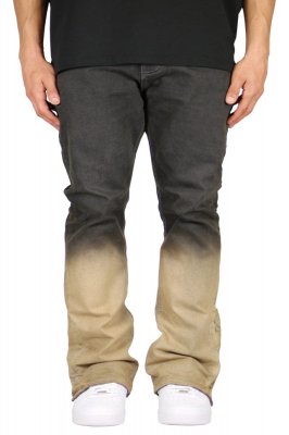 Fade Flare Zipper Jeans