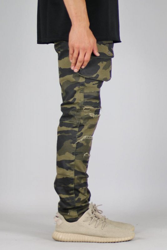 Olive Camo Cargo Pants