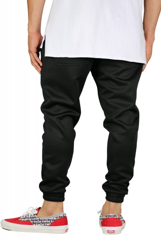 Black Neoprene Jogger